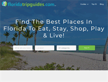 Tablet Screenshot of floridatripguides.com